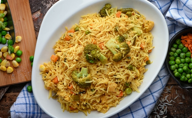 Vegetable Curry with Rice